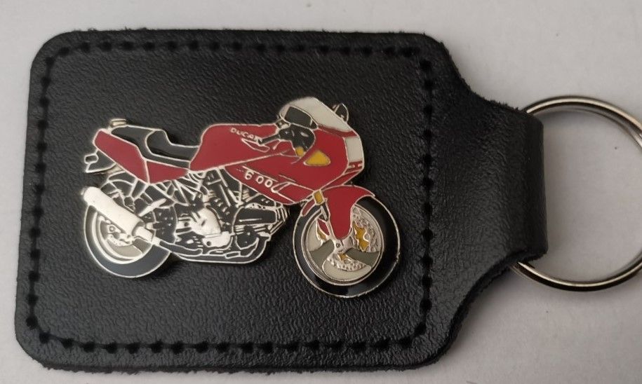 As Ducati 600SS badged keyring (0331)