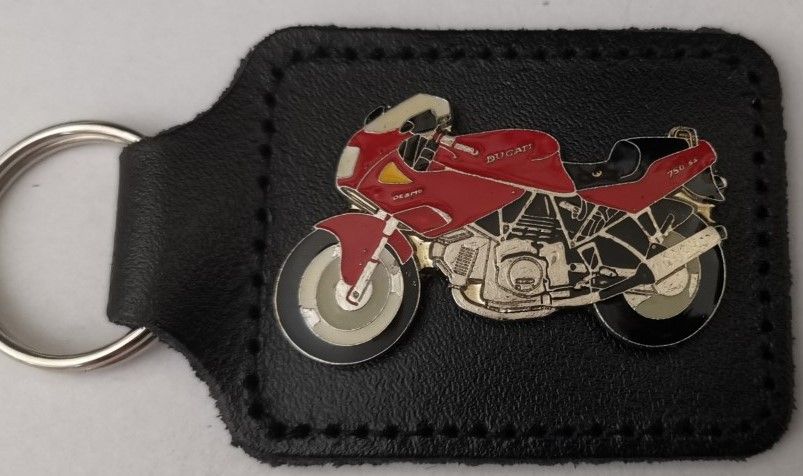 As Ducati 750SS badged keyring (0195)