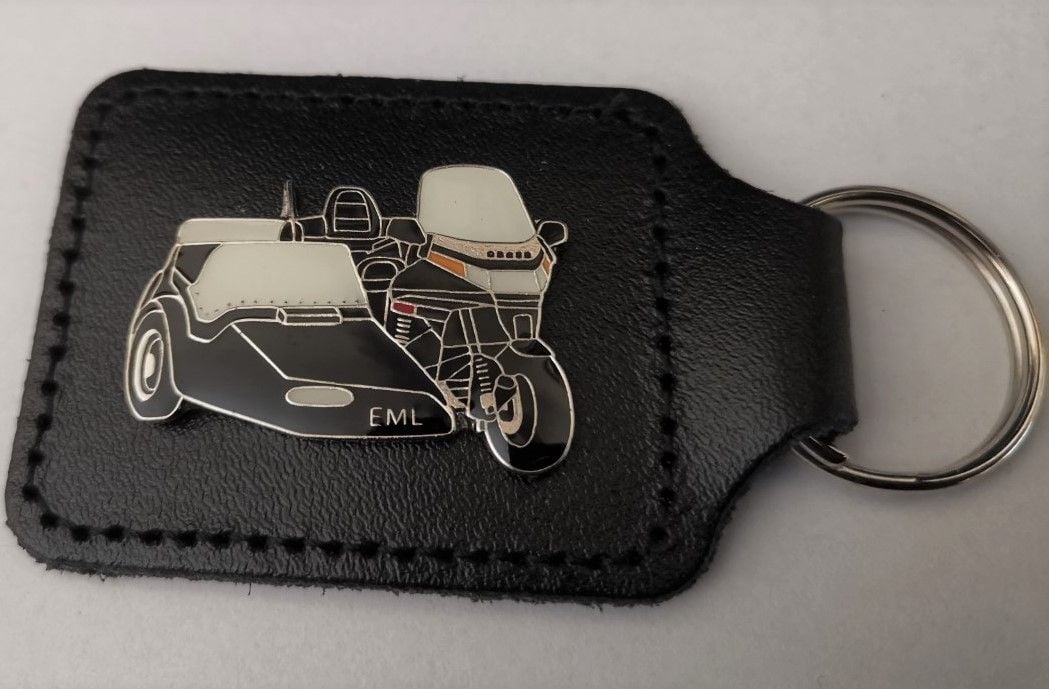 Goldwing Combo badged keyring (0560)