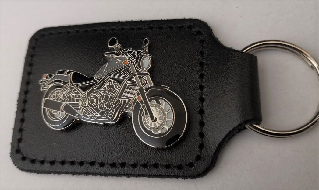 Rebel 500 badged keyring 1294