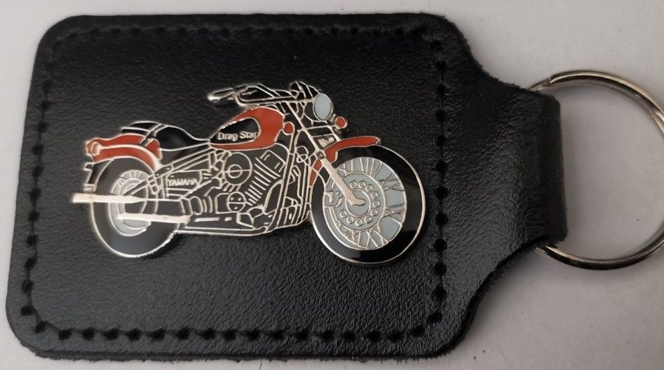 XV650 Dragstar badged keyring (0641)