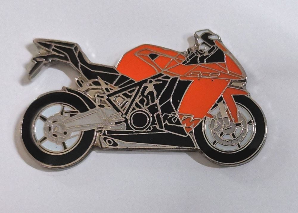 As KTM RC8 lapel pin badge (1078)