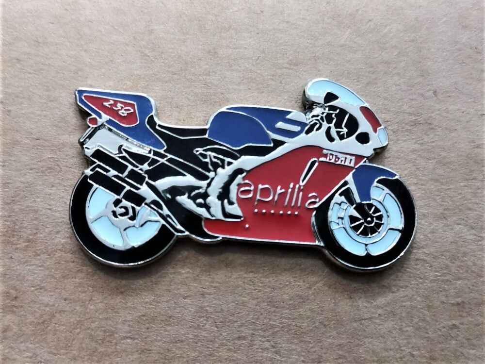 As Aprilia RS250 lapel pin badge (0459)