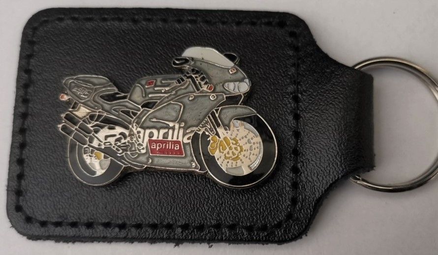 As Aprilia RS250 badged keyring (0591)