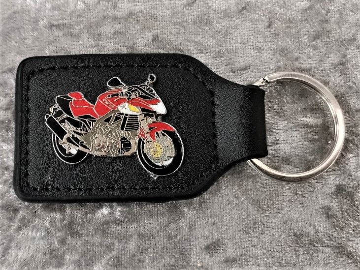 As Cagiva V Raptor badged keyring (0770)