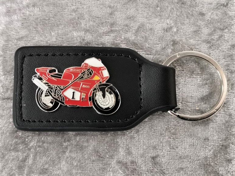 As Ducati 888 badged keyring (0347)