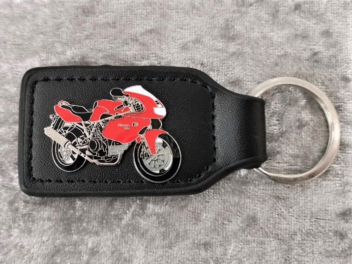 As Ducati 750SS badged keyring (0774)