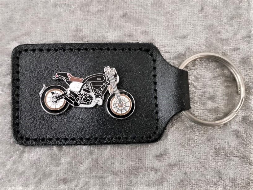As Ducati Scrambler 2017 badged keyring (1274)