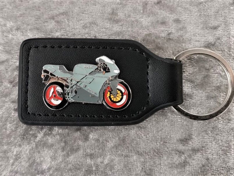 As Ducati Senna badged keyring (0559)