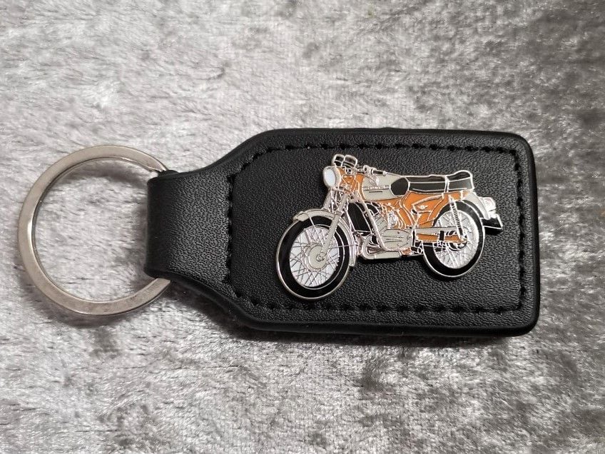 As Zundapp KS50 badged keyring (1231)