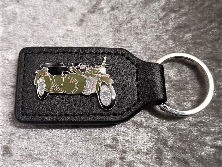 As Ural Dnepr Outfit badged keyring (0525)
