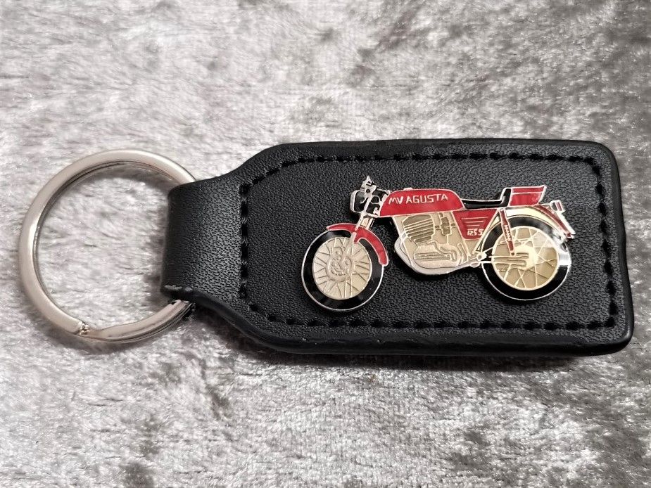 As MV Agusta 125 badged keyring (0324)