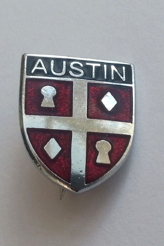 Austin lapel pin badge