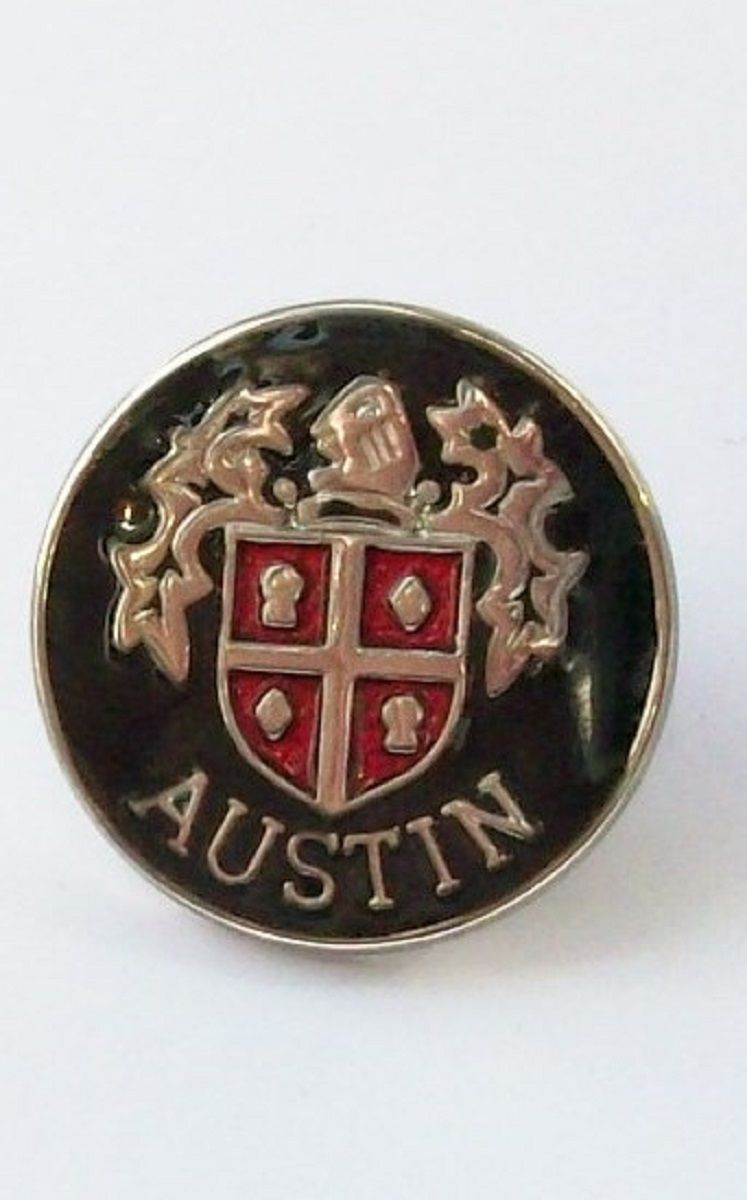 Austin lapel pin badge