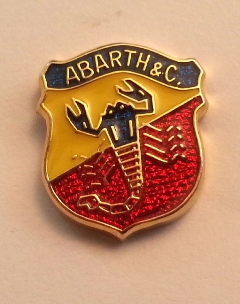 Abarth lapel pin badge