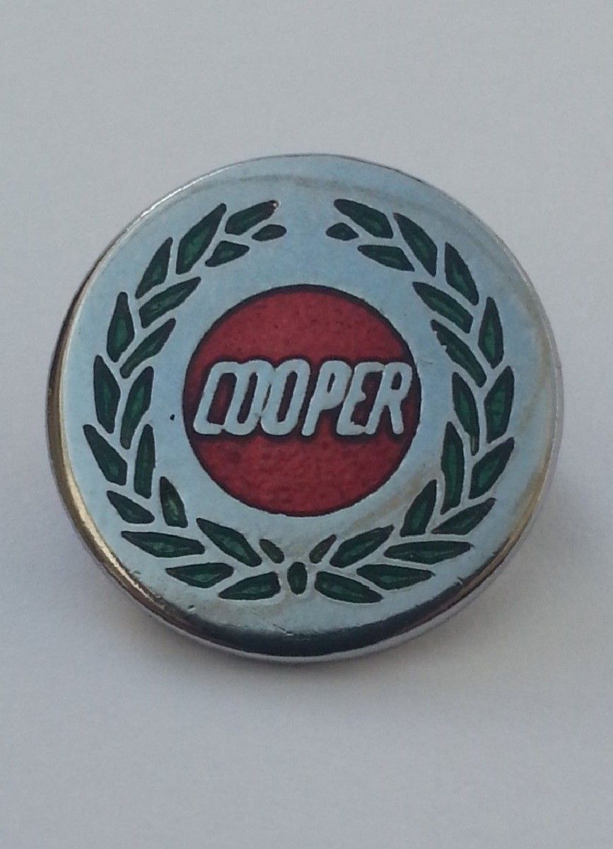 Cooper lapel pin badge