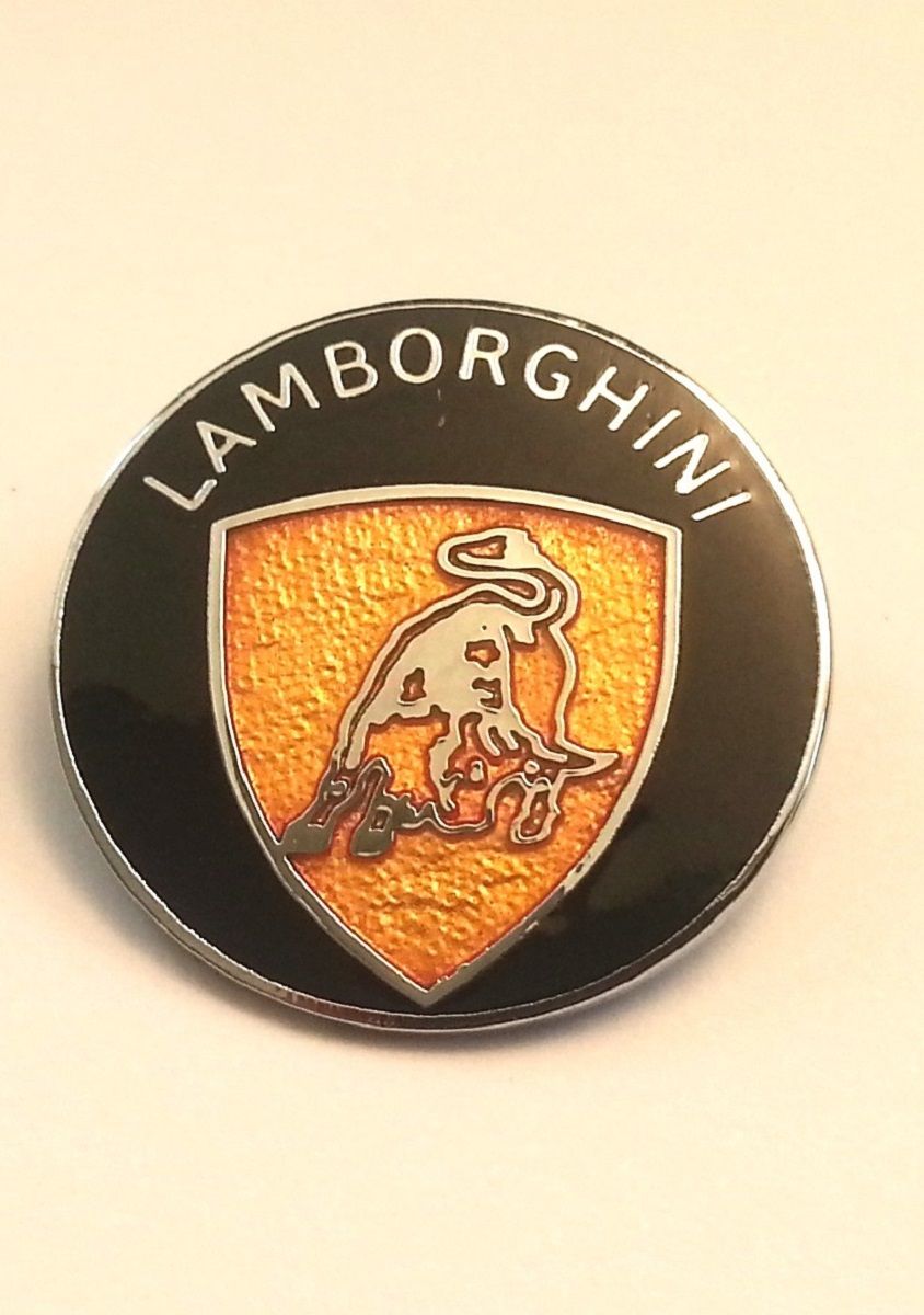 Lamborghini lapel pin badge