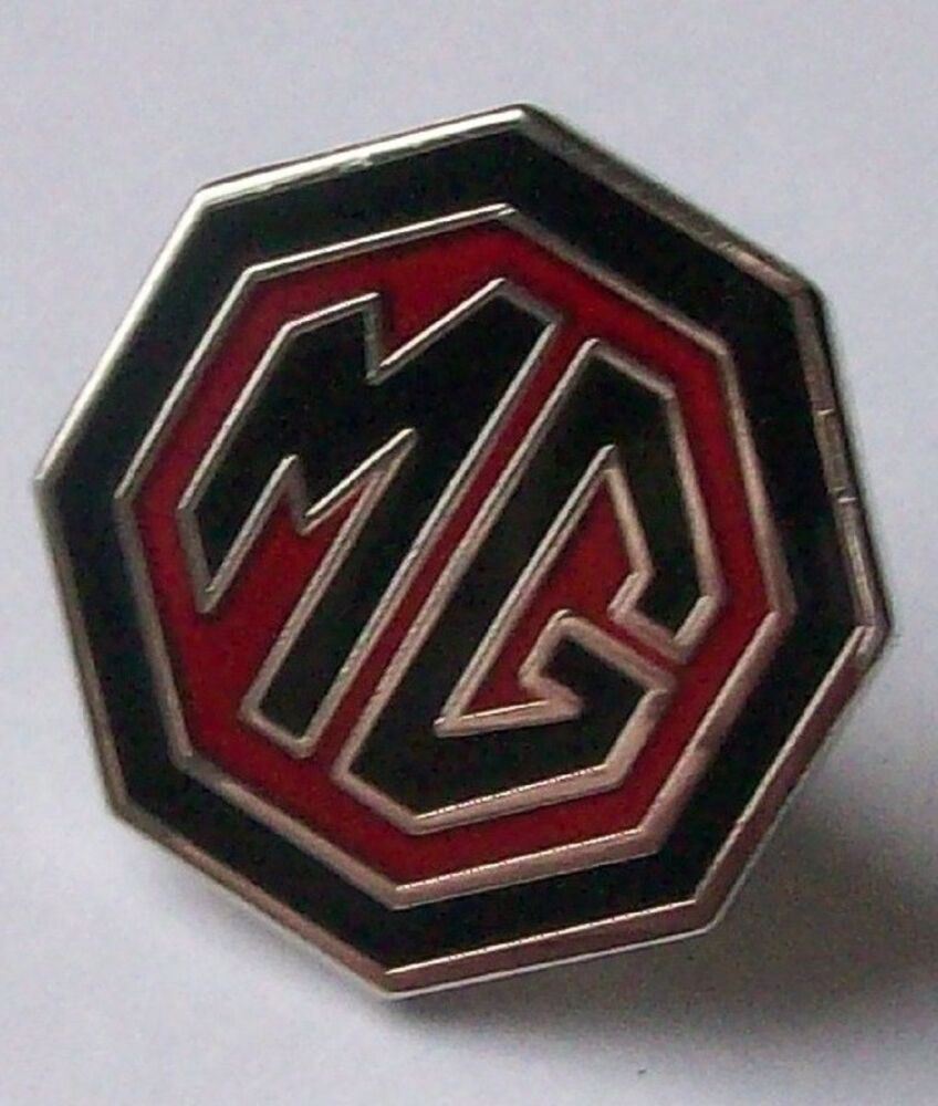 MG lapel pin badge