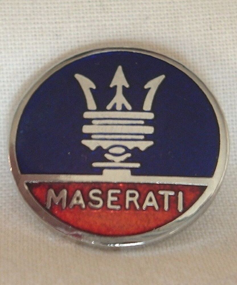 Maserati lapel pin badge