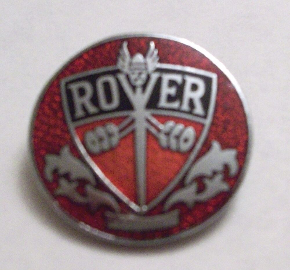 Rover lapel pin badge