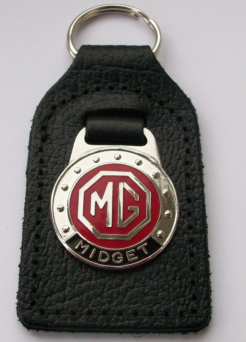 MG Midget keyring
