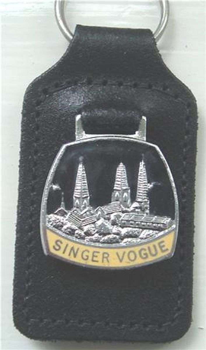 Singer Vogue keyring