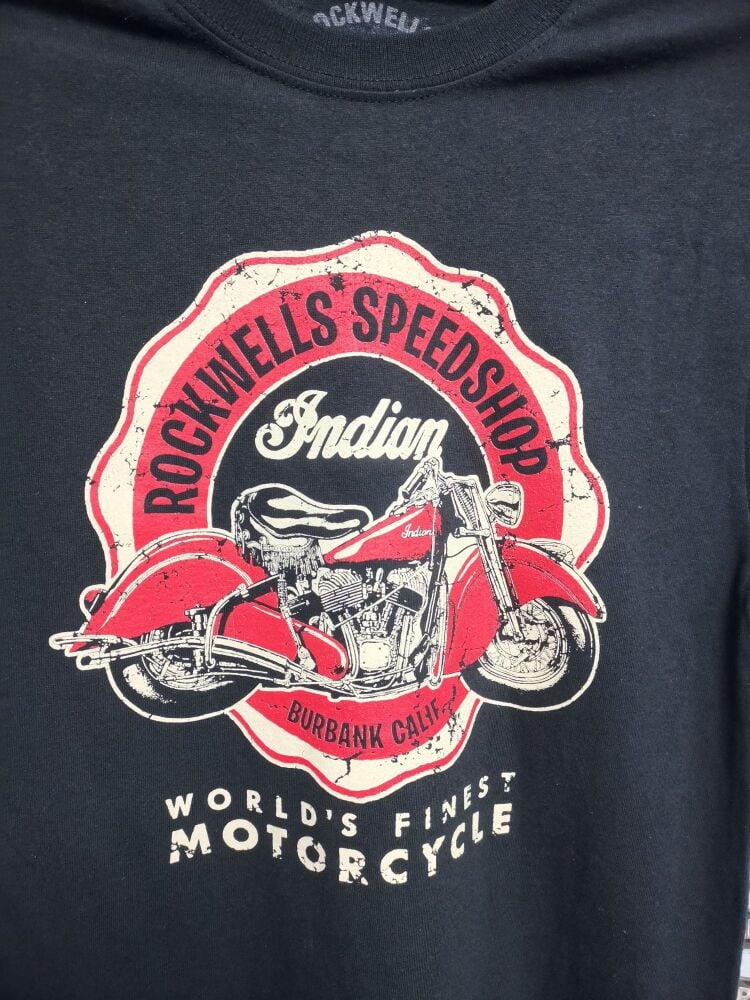 Rockwells Speed Shop Tee Shirt (0003), size small, 35" chest