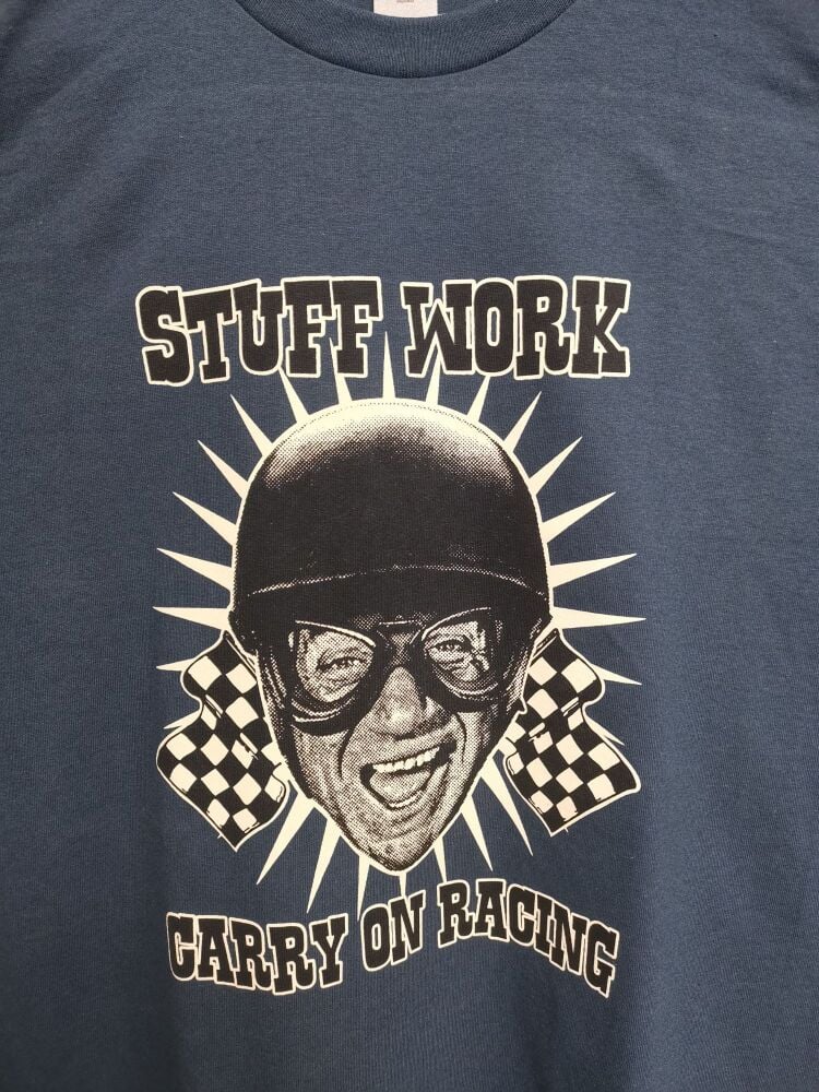 Carry on Racing Tee Shirt, size small, chest 35"