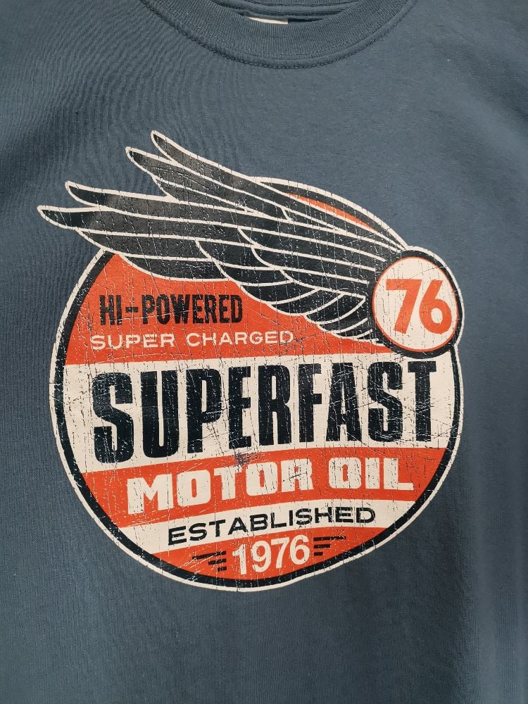 Super Fast Motor Oil Tee Shirt