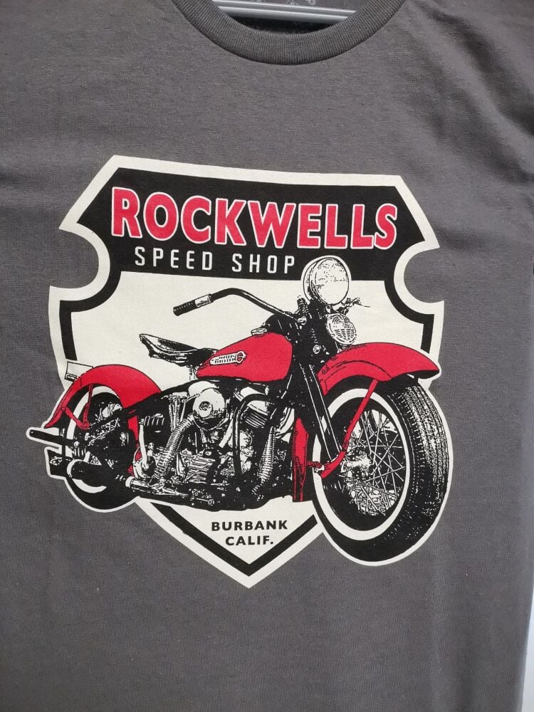 Rockwells Speed Shop Tee Shirt (0006), size large, 43" chest