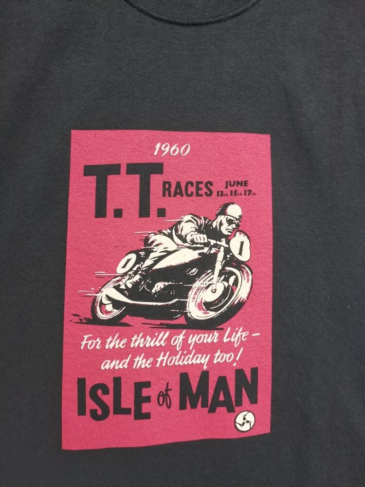 Isle of Man Tee Shirt, size small, chest 35"