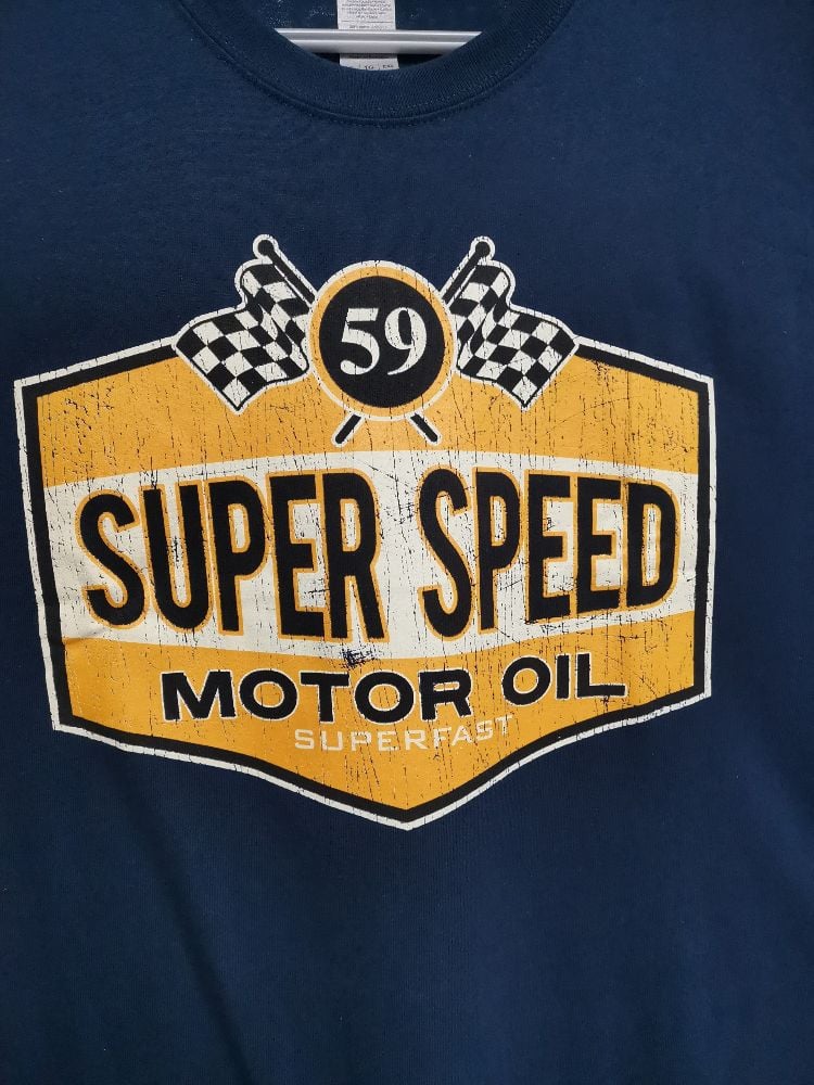 Super Speed Motor Oil Tee Shirt