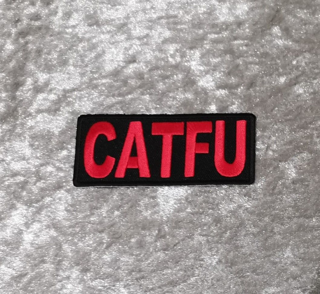 CATFU Patch, (approx 3.5" long)