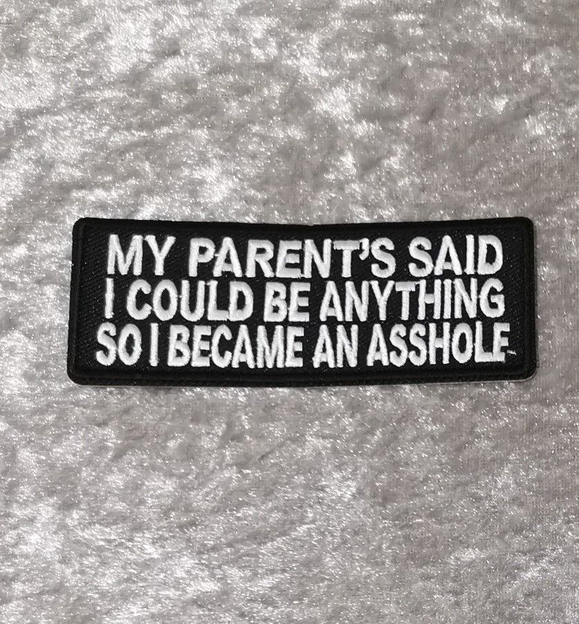 My parents Said Patch, (approx 4" long)
