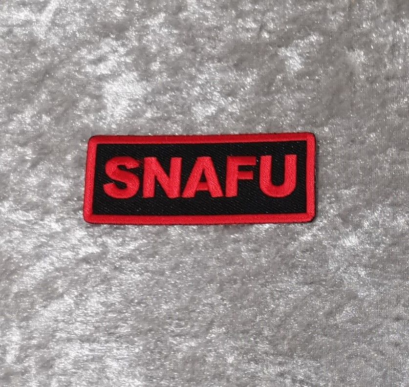SNAFU Patch, (approx 3" long)