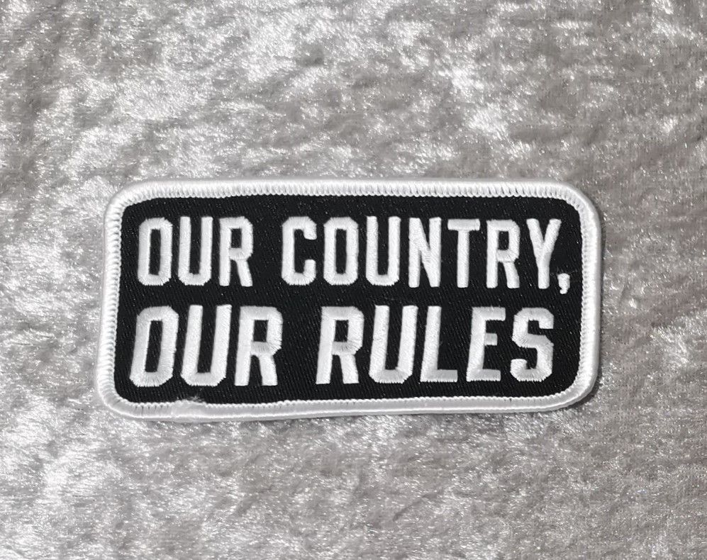 Our Country Patch, (approx 4" long)