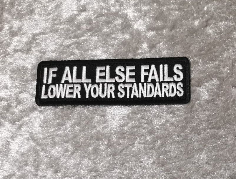 If All Else Fails Patch (approx 4" long)