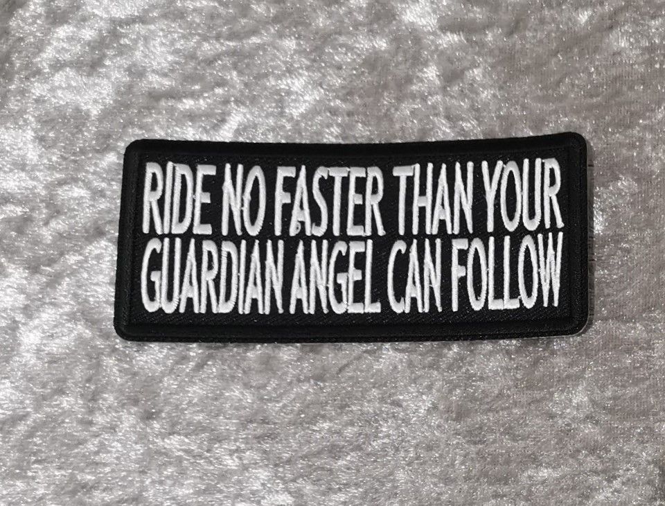 Ride No Faster Patch, ( approx 4" long)