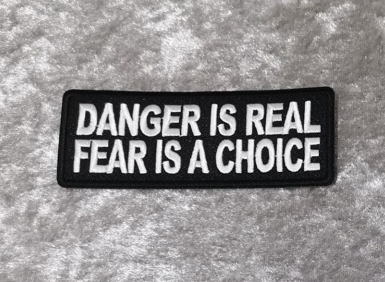 Danger is  Real Patch, (approx 4" long)