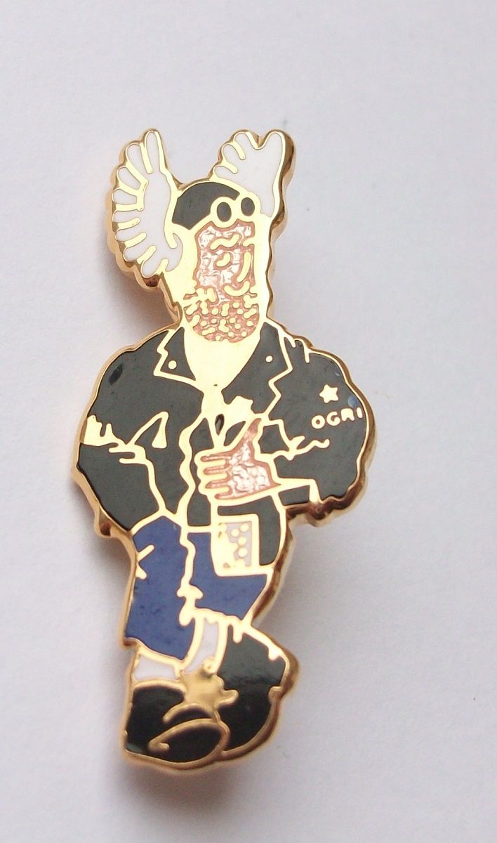Ogri enamel pin badge