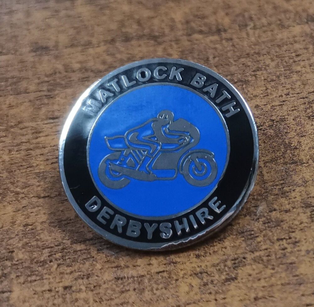 Matlock Bath enamel lapel badge