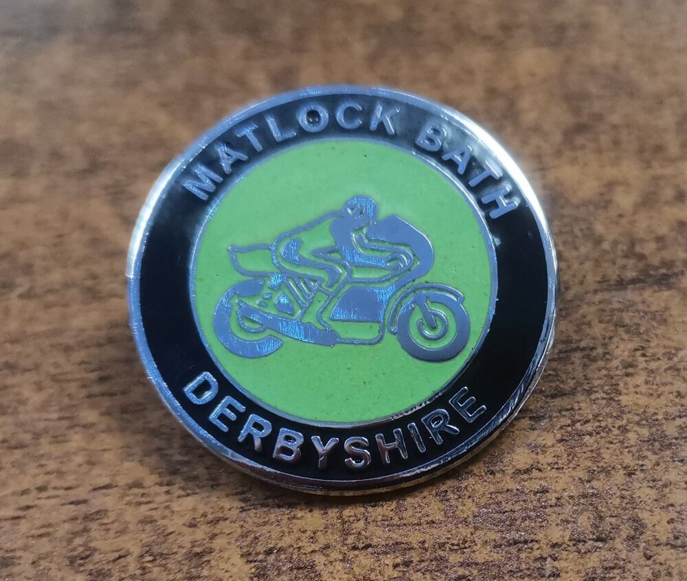 Matlock Bath enamel lapel badge