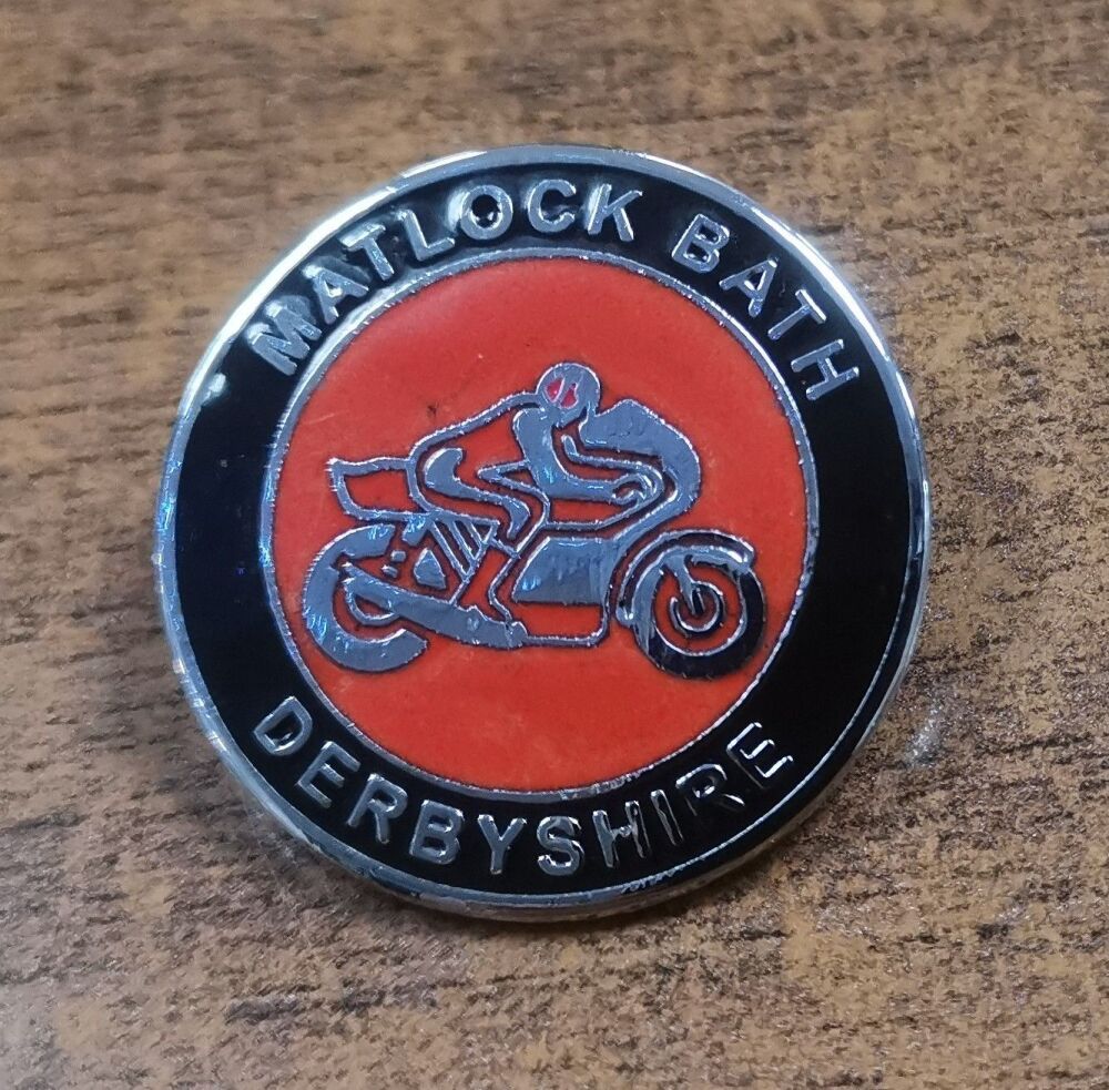 Matlock Bath enamel lapel badge