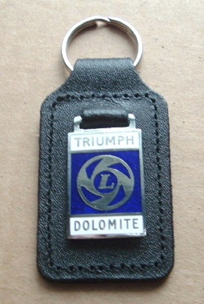 Triumph Dolomite keyring