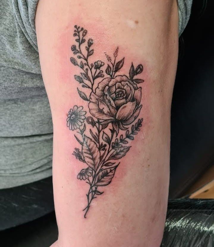 flower tattoo
