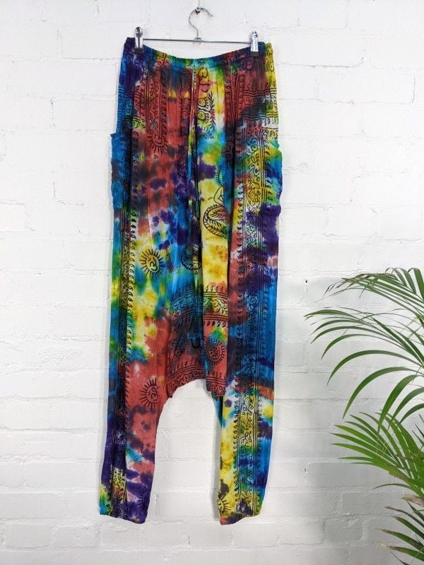Gringo Fair Trade Rainbow Afghani Trousers 100% Cotton