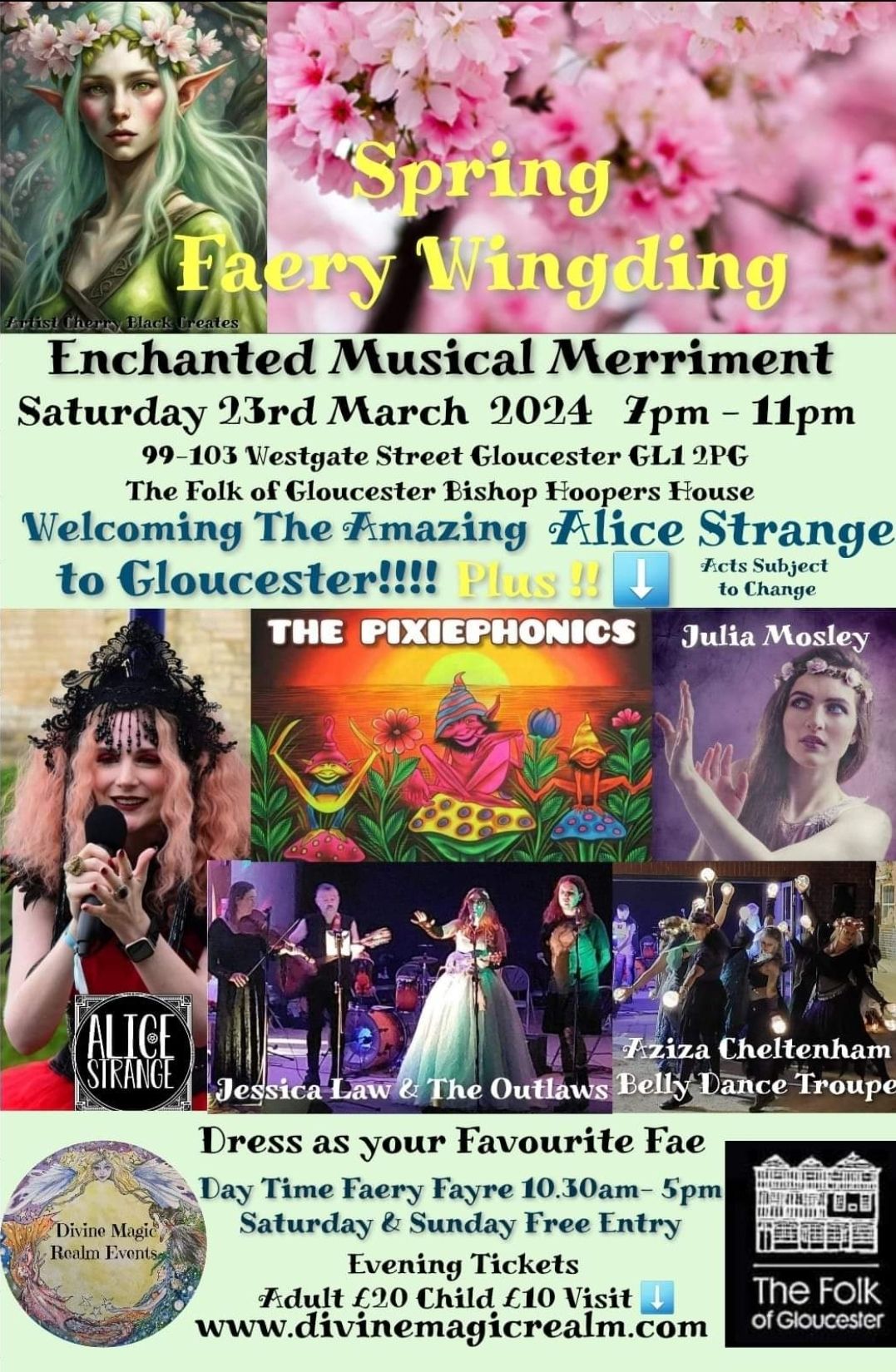 Spring Faery Wingding  Adult Ticket Saturday 23rd March 2024