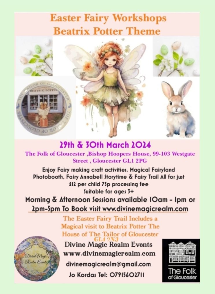 Easter Fairy Workshops 2pm - 5pm Friday 29th March 2024