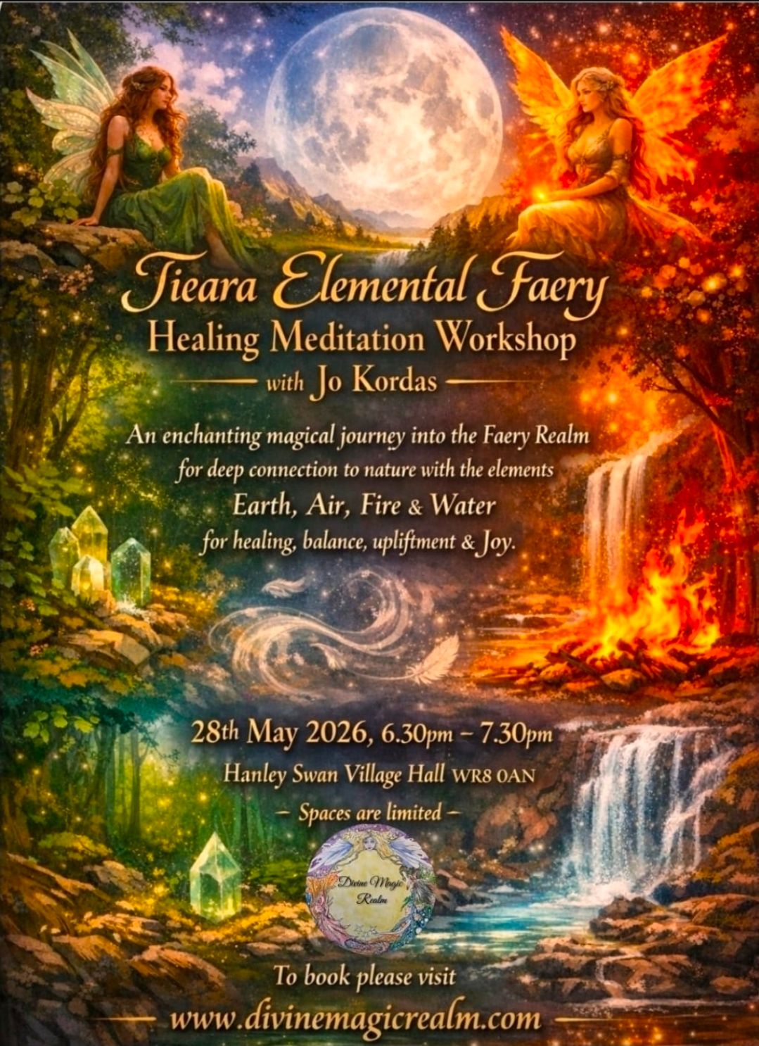 Tieara Elemental Faery Healing Meditation Workshop