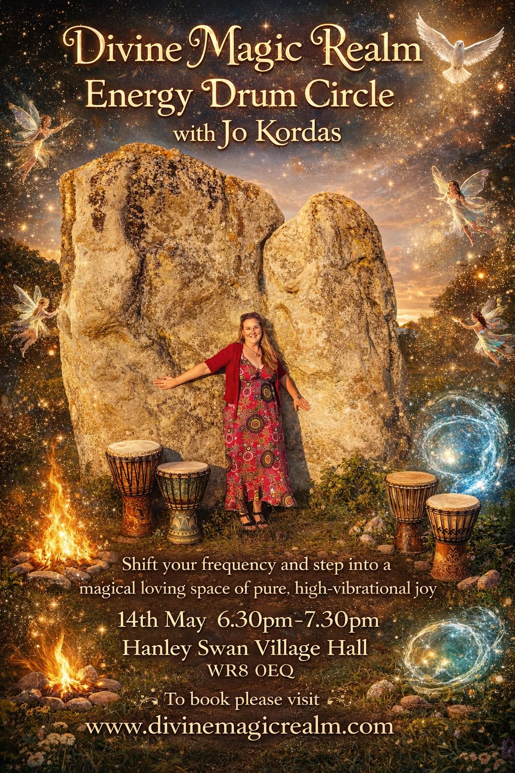 Divine Magic Realm Energy Drum Circle 11th June
